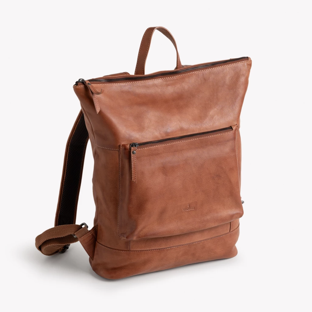 Leder City Rucksack