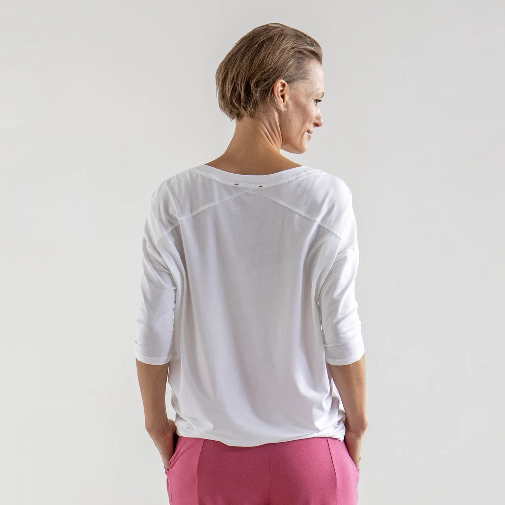 Sunday in Bed X Torquato Pyjamashirt Hazel Weiß XL