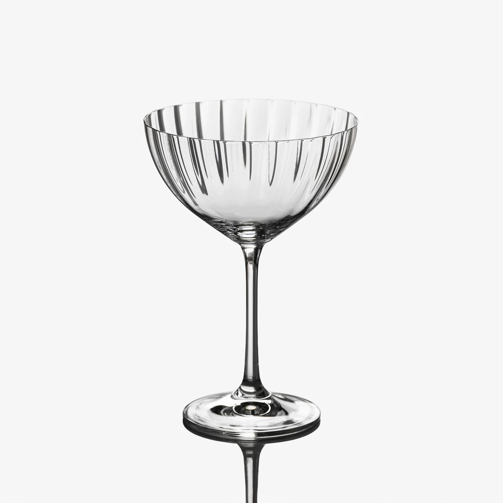 Cocktailschalen Plissee 6er-Set