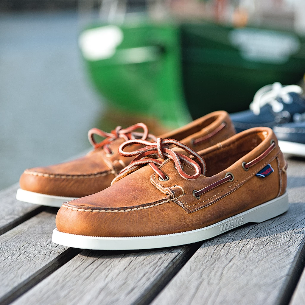 Sebago Docksides Herren Braun 43