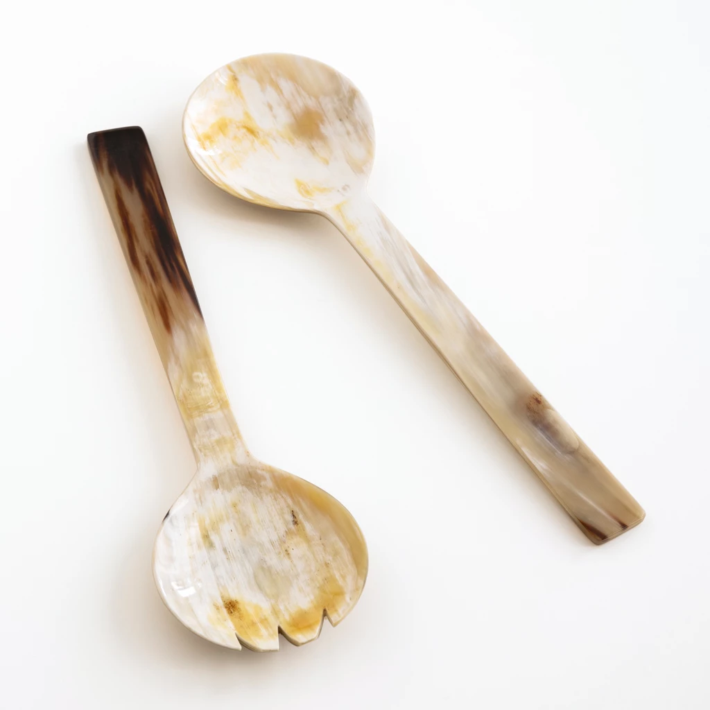 Salatbesteck Horn
