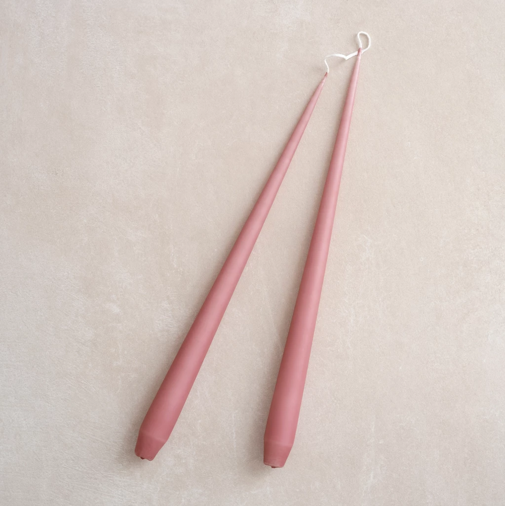 Ester & Erik Spitzkerzen Old Rose 4er-Set