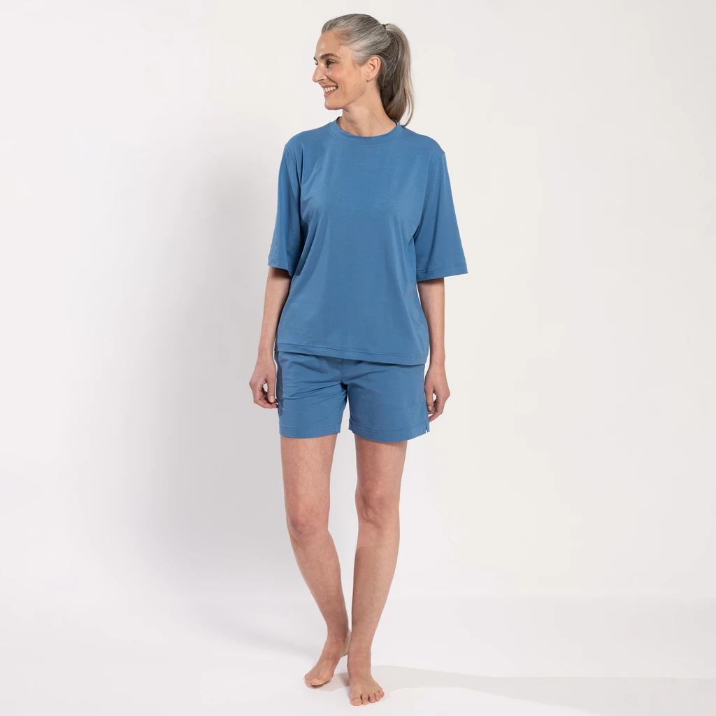 Sunday in Bed X Torquato Shirt Ilona Blau M