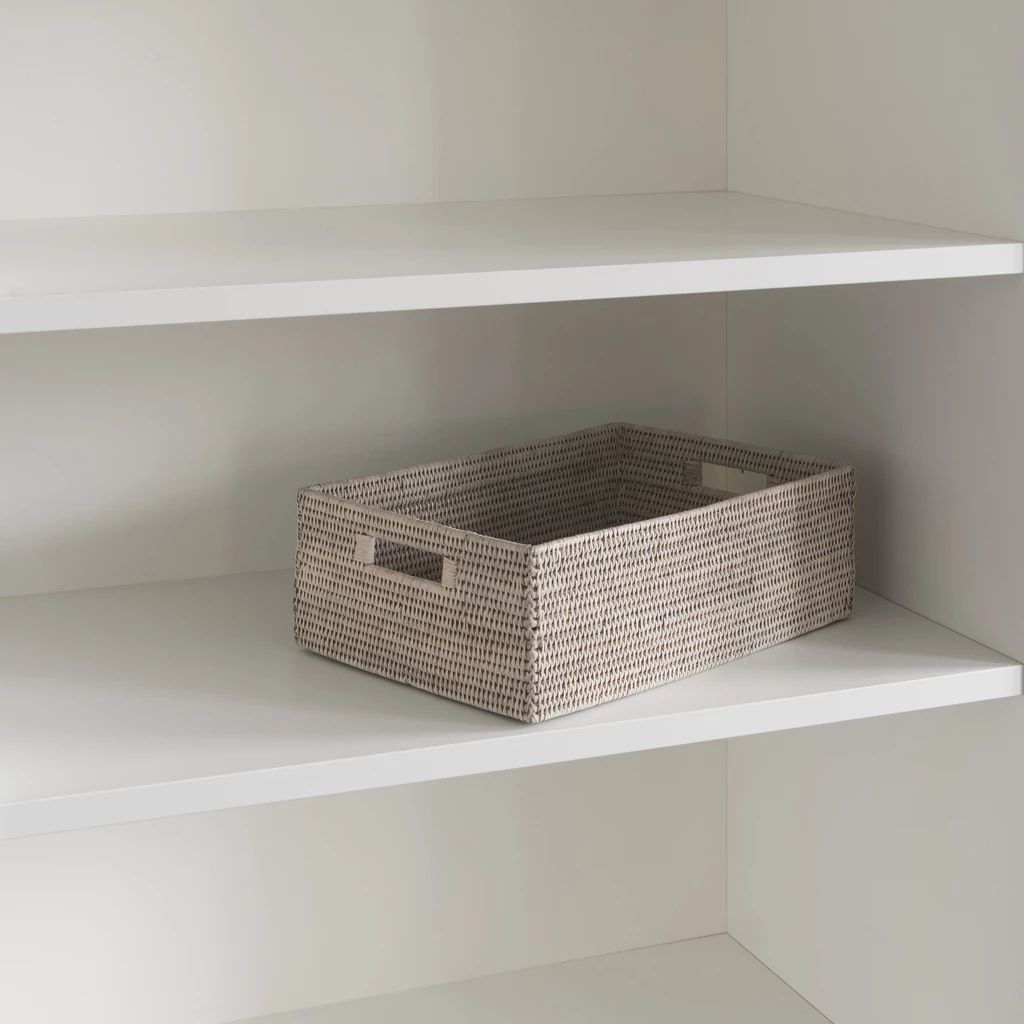 Rechteckiger Rattan Korb