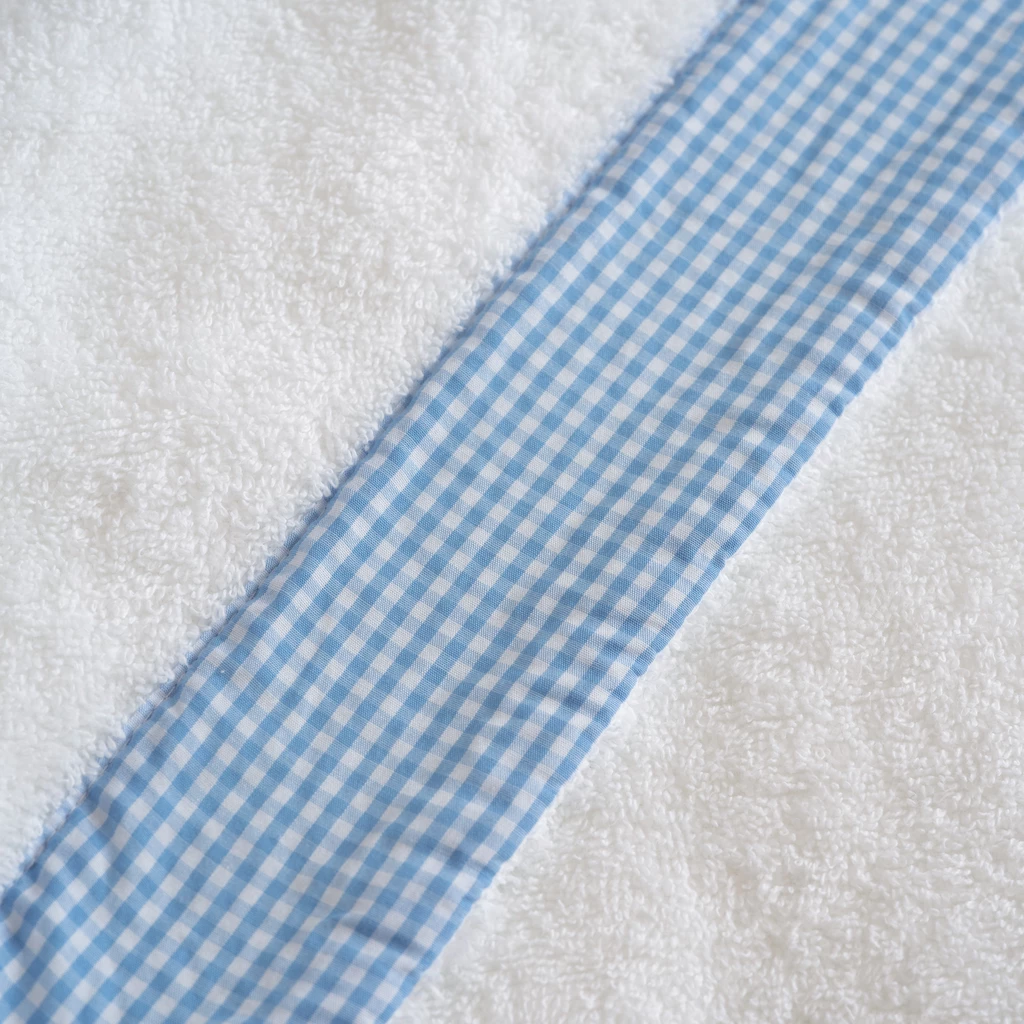 Rhomtuft X Torquato: Badetücher mit Kapuze 70x70 cm Hellblau