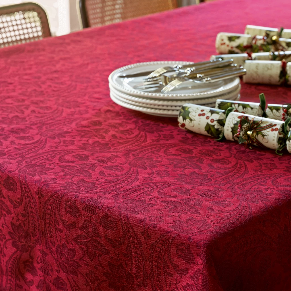 Tischdecke Donna di Coppe 170 x 320 cm Rosso