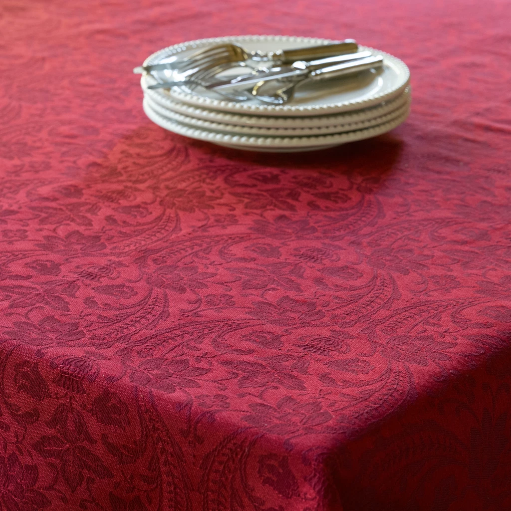 Tischdecke Donna di Coppe 140 x 250 cm Rosso