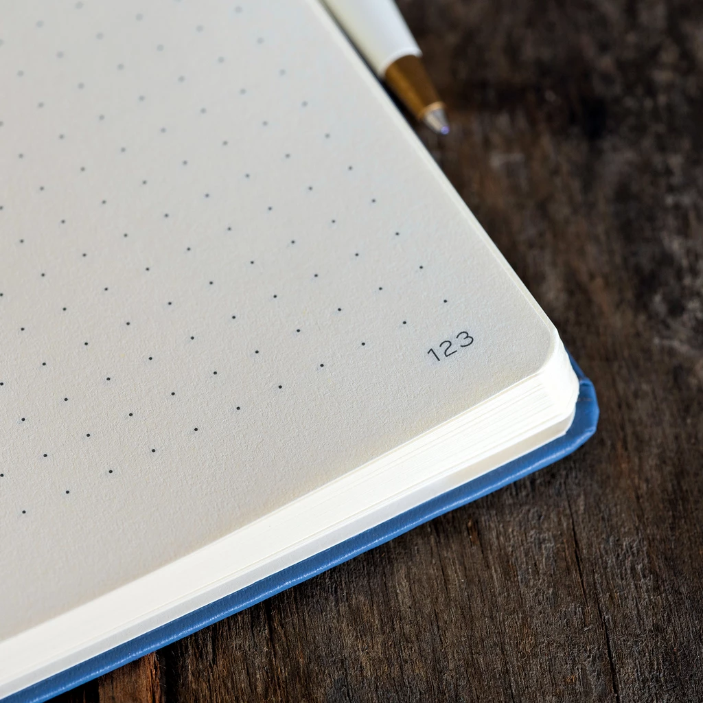Leuchtturm1917 Notizbuch A5 dotted Stone Blue