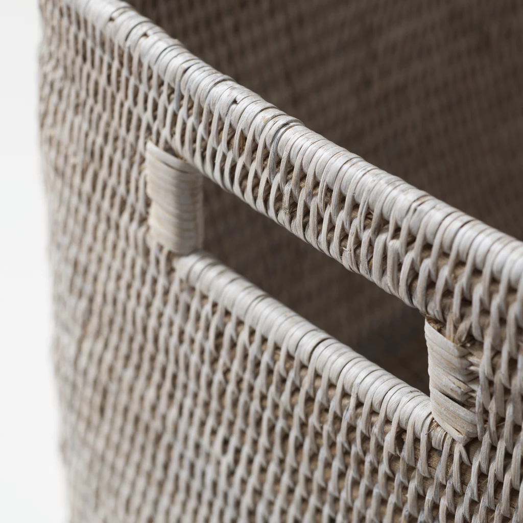 Rechteckiger Rattan Korb