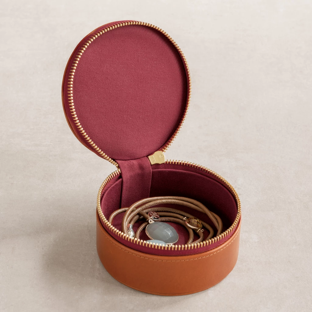 Balfour & Poole Reise-Etui Sattelbraun