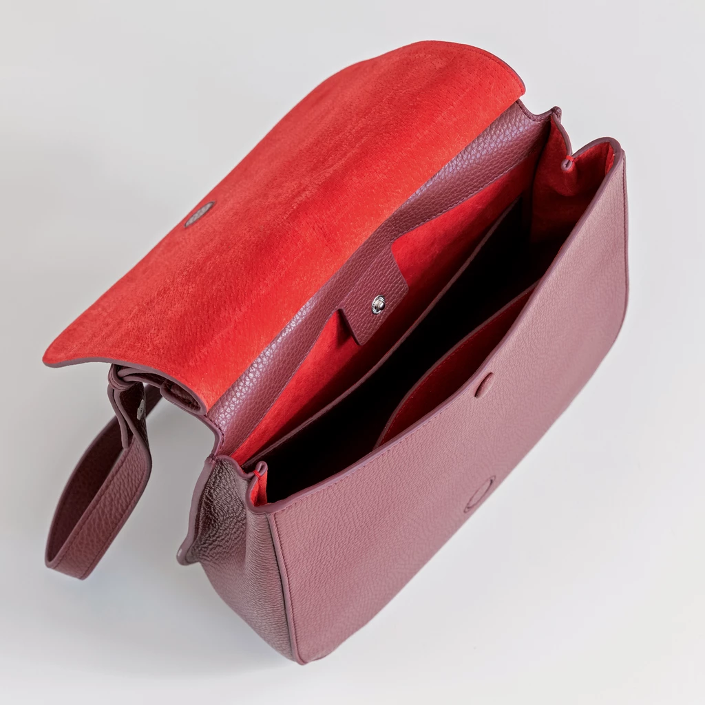 Chi Chi Fan x Torquato Crossbody Bag Cremisi