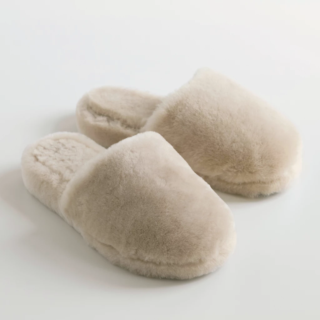 Fellpantoffeln Merino
