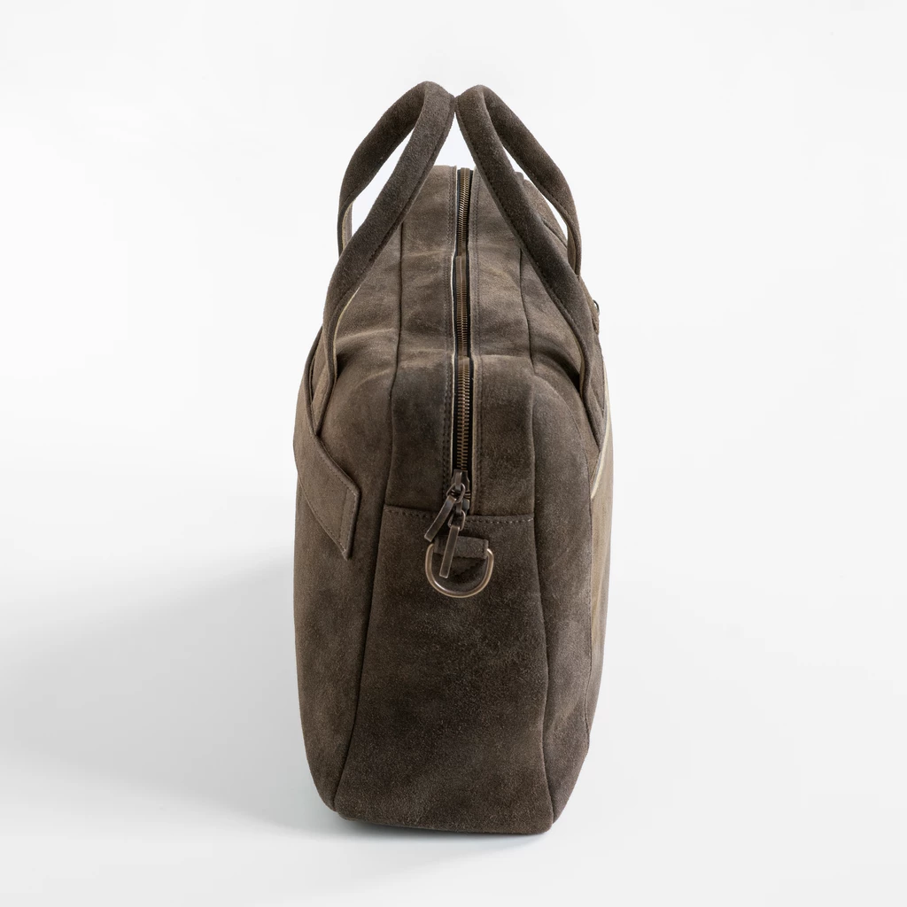 Thomas Riemer X Torquato Laptoptasche aus Ziegenleder