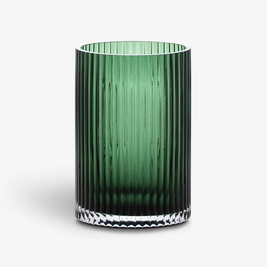 Vase Cannella 21 cm Flaschengrün