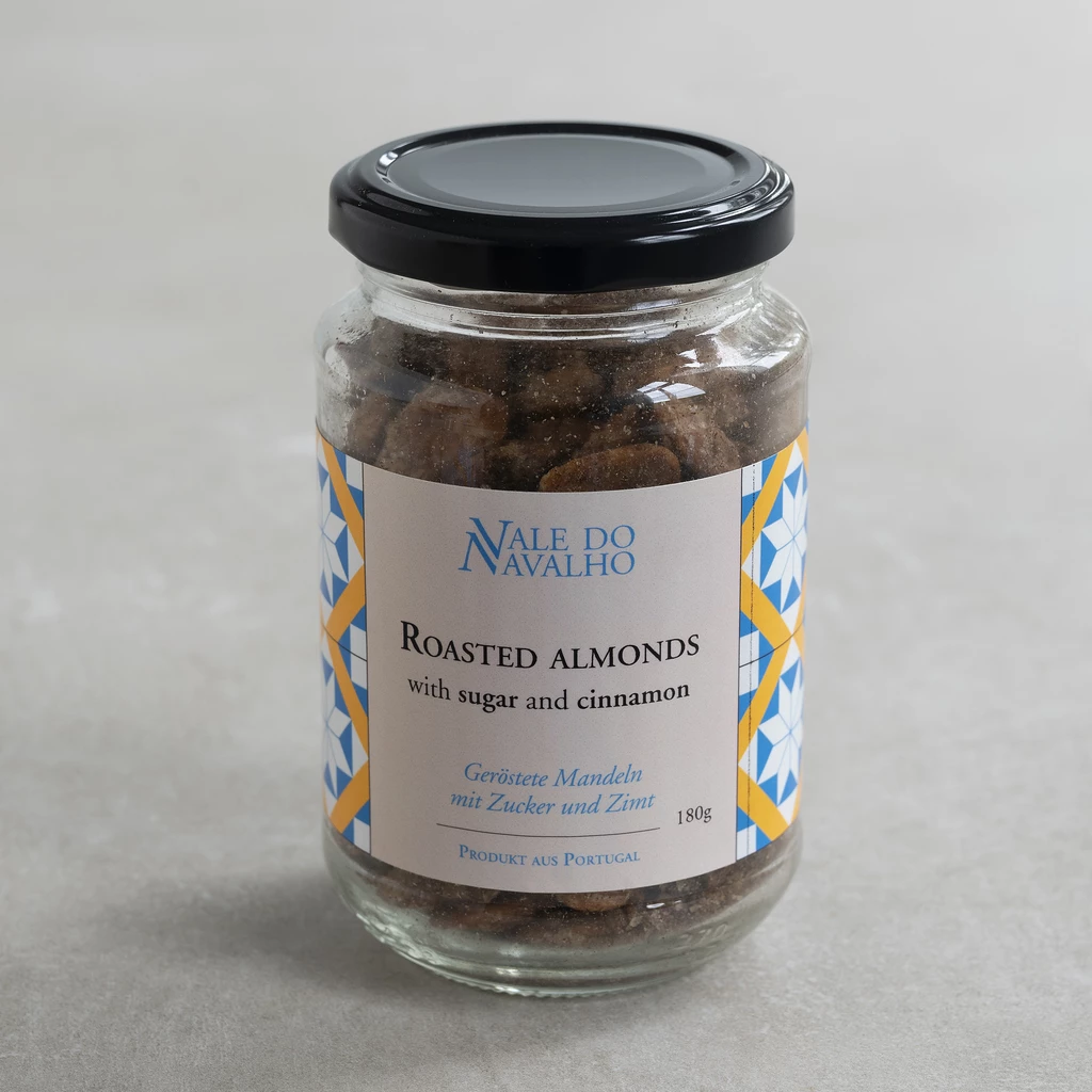 Geröstete Mandeln Zimt und Zucker
