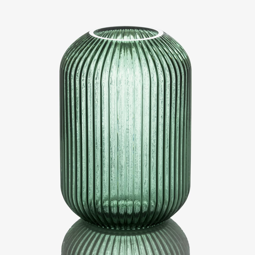 Vase Pallone 22,5 cm Flaschengrün