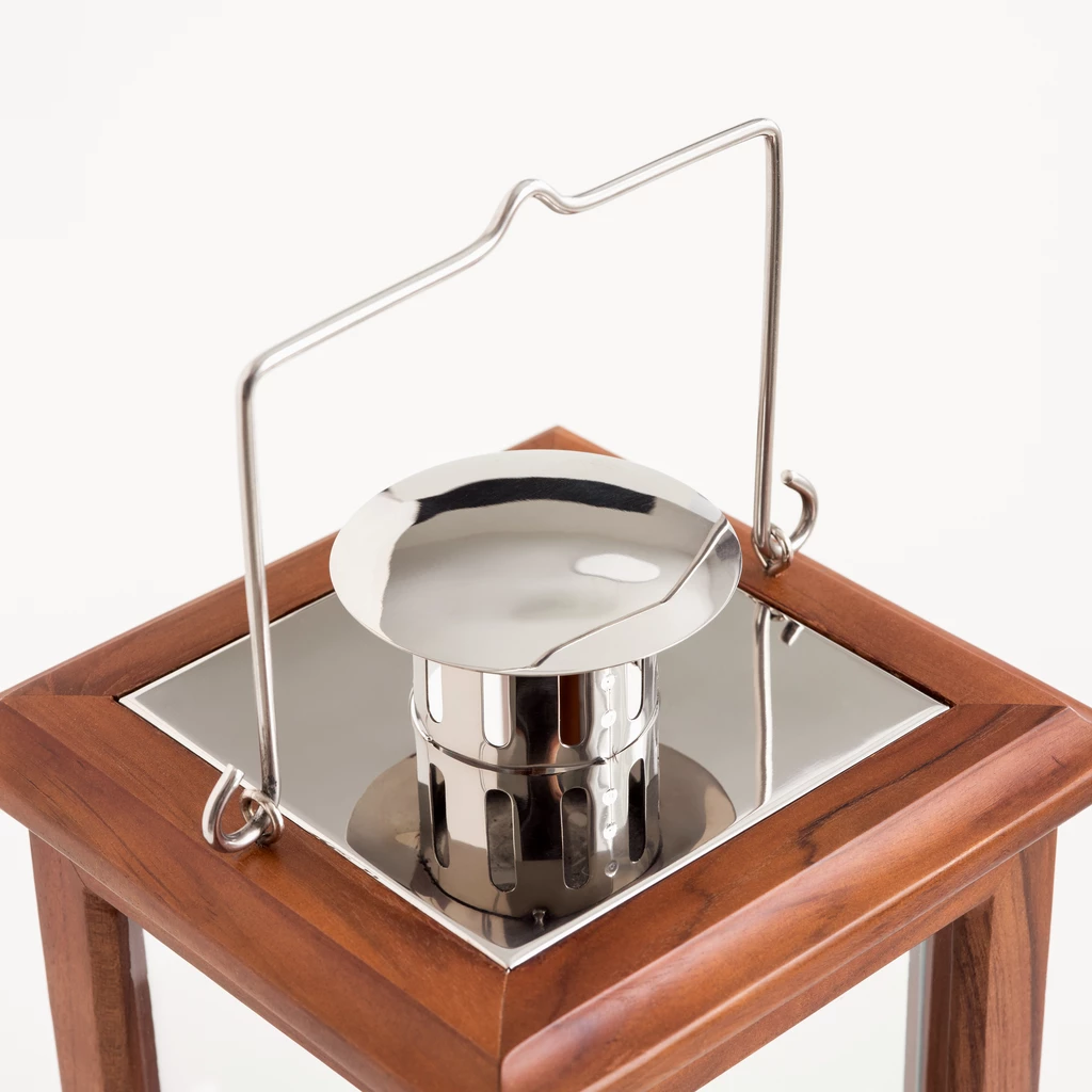 Teaklaterne Rangun 32 cm
