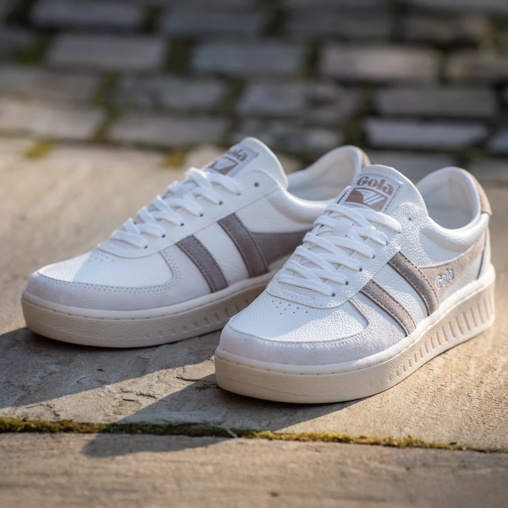 Gola Grandslam Trident Damen White/Feather Grey Gr. 40