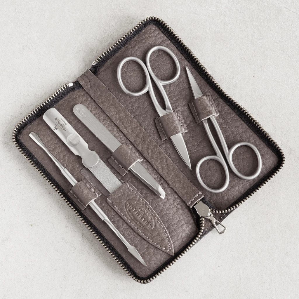 Hammann Maniküre-Etui Taupe klein