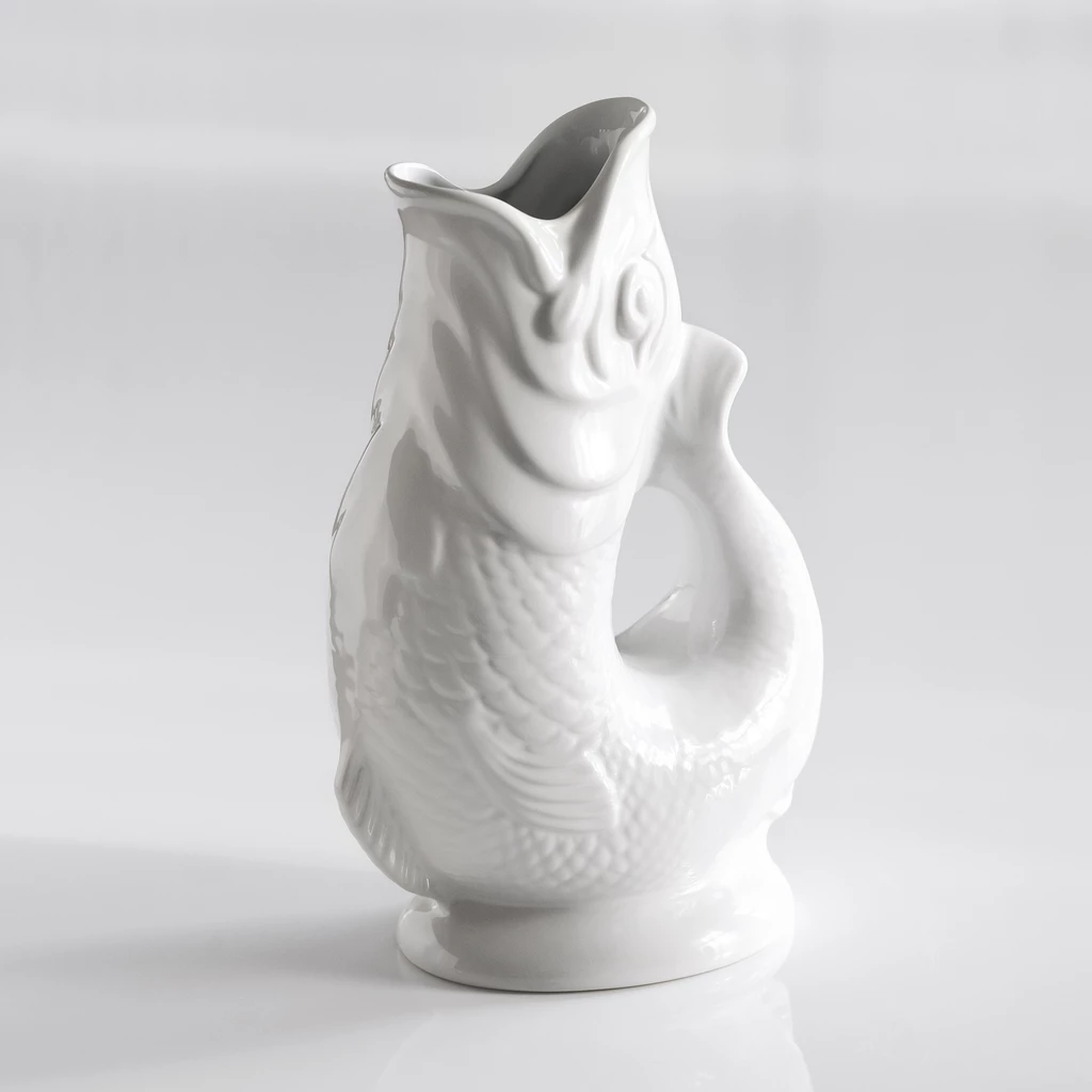 Karaffe Gluggle Jug Weiß