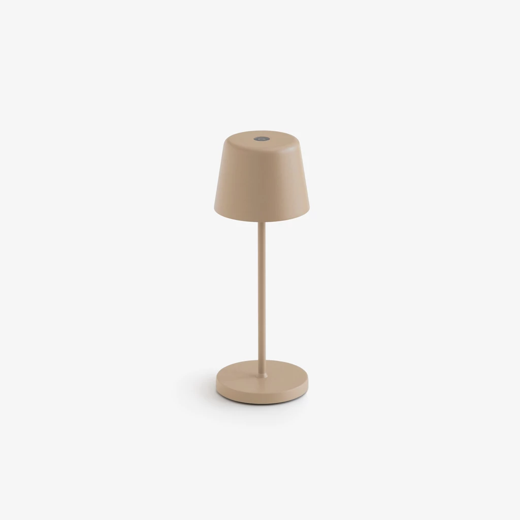 Tischlampe Ferrone Beige 21 cm