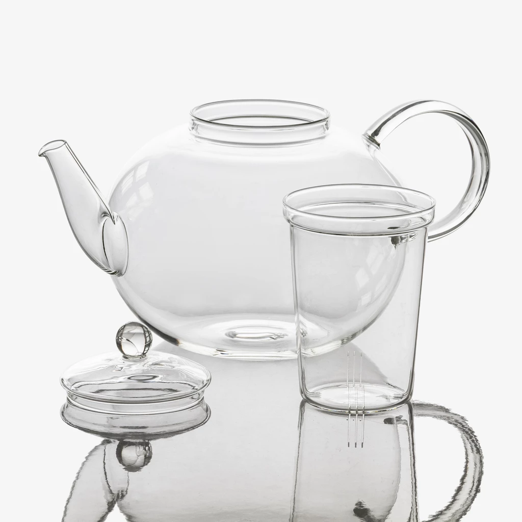 Teekanne Borosilikatglas