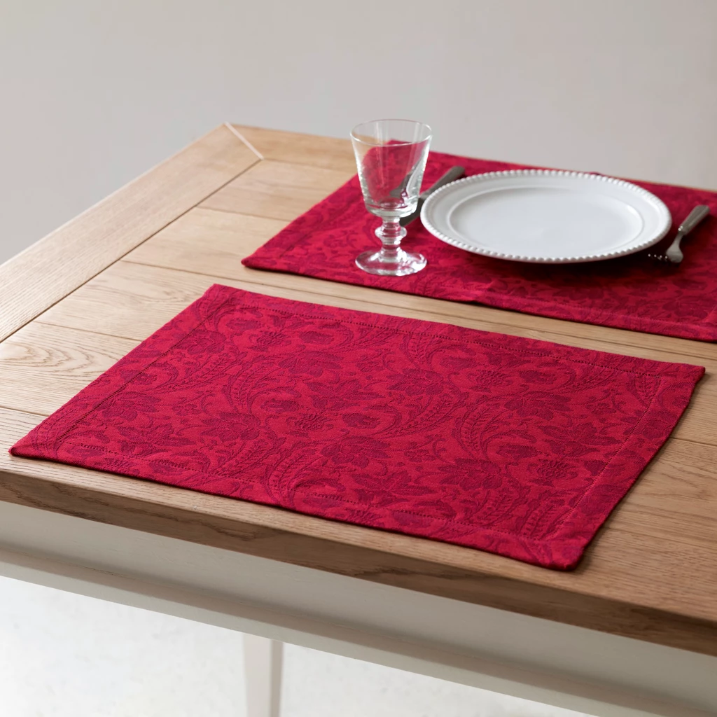 Tischset Donna di Coppe 40 x 50 cm Rosso