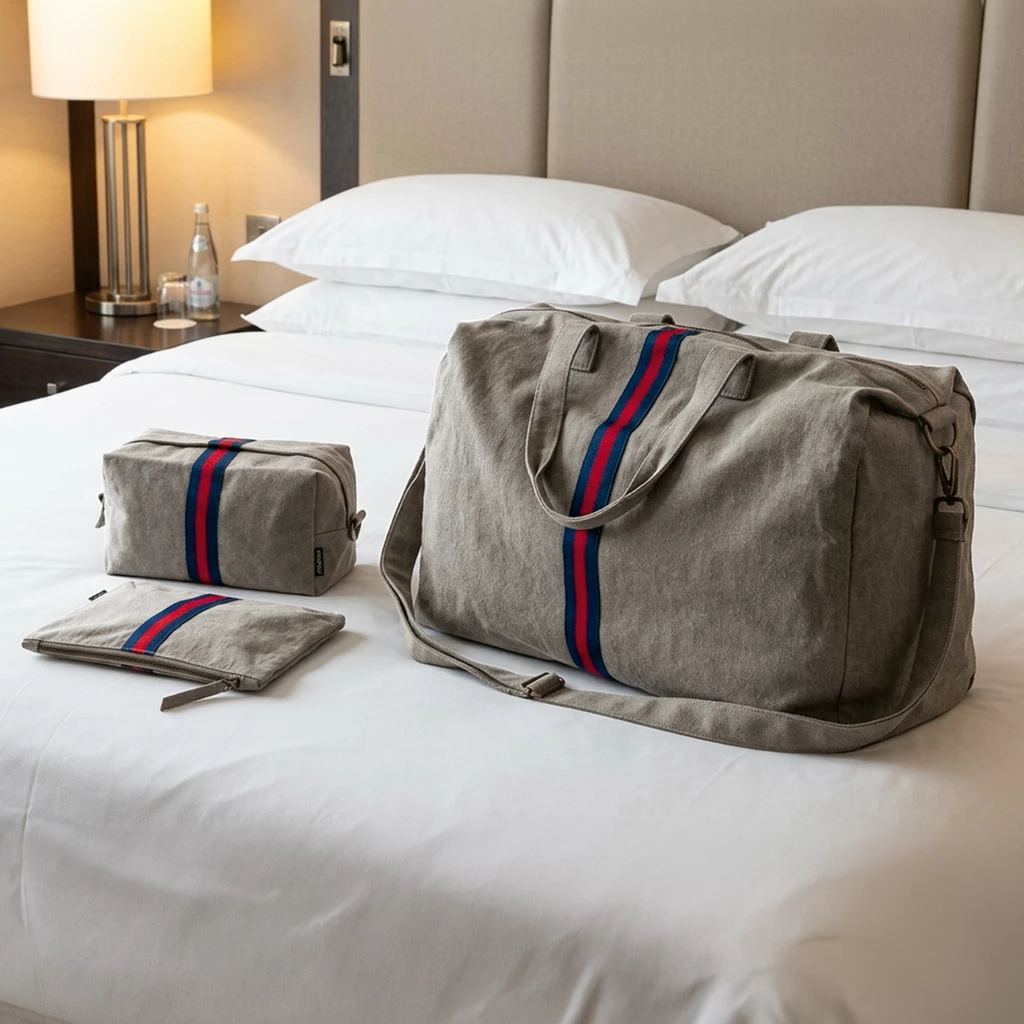 Heritage Stripe Pouch