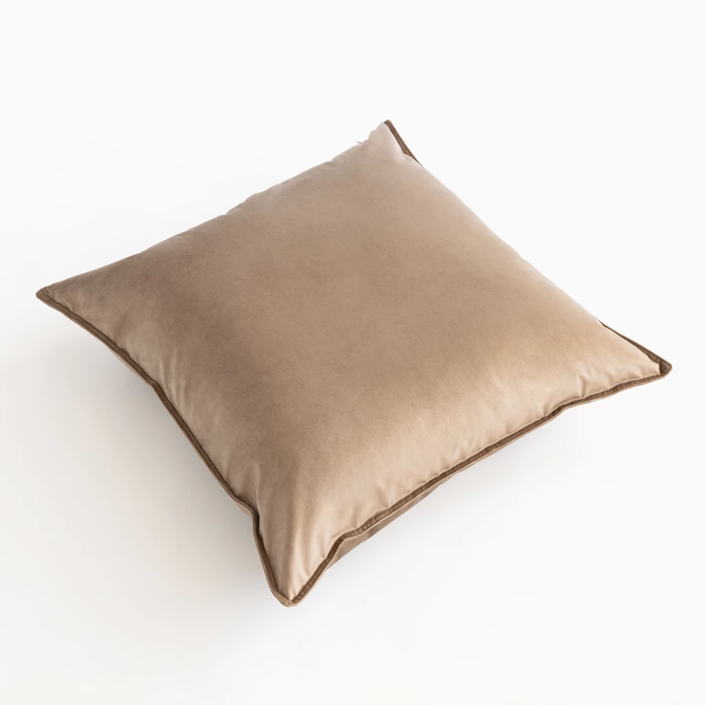 Samtkissen Celeste Taupe 60 x 60 cm