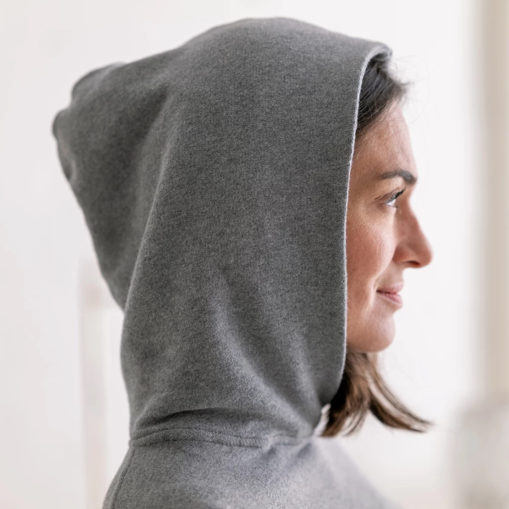 Sunday in Bed X Torquato Hoodie Wanda Grau Melange S