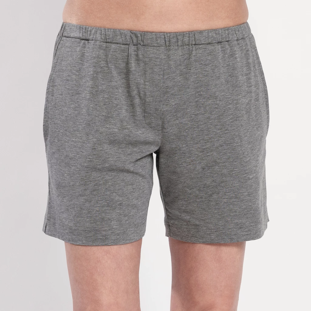 Sunday in Bed X Torquato Pyjamashorts Terry Grau meliert L