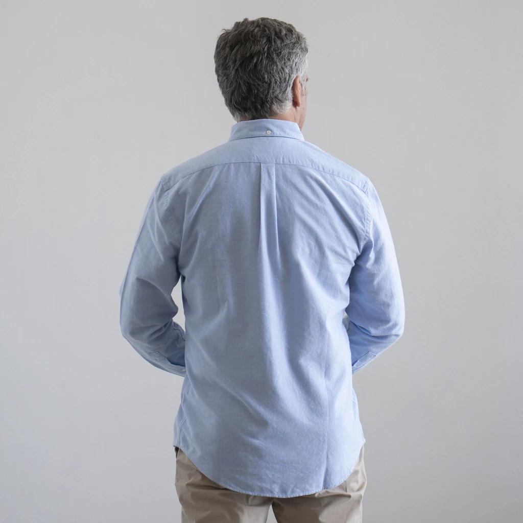 Portuguese Flanellhemd Hellblau Gr. S