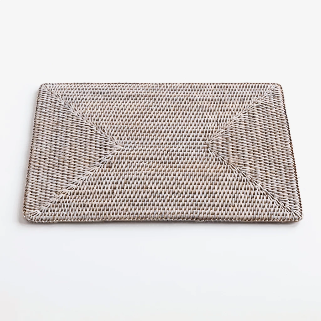 Tischset Rattan Hell