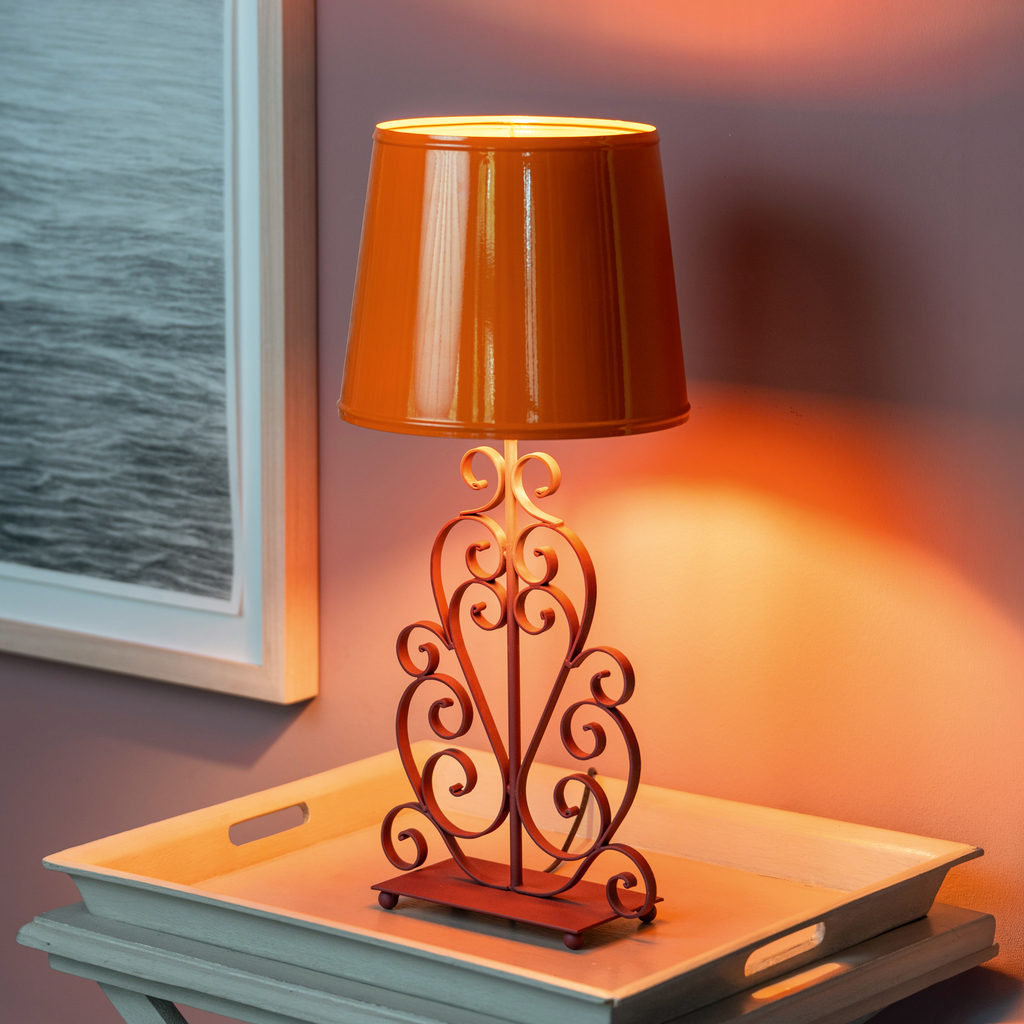 Tischlampe Arabesque Bordeaux - 3