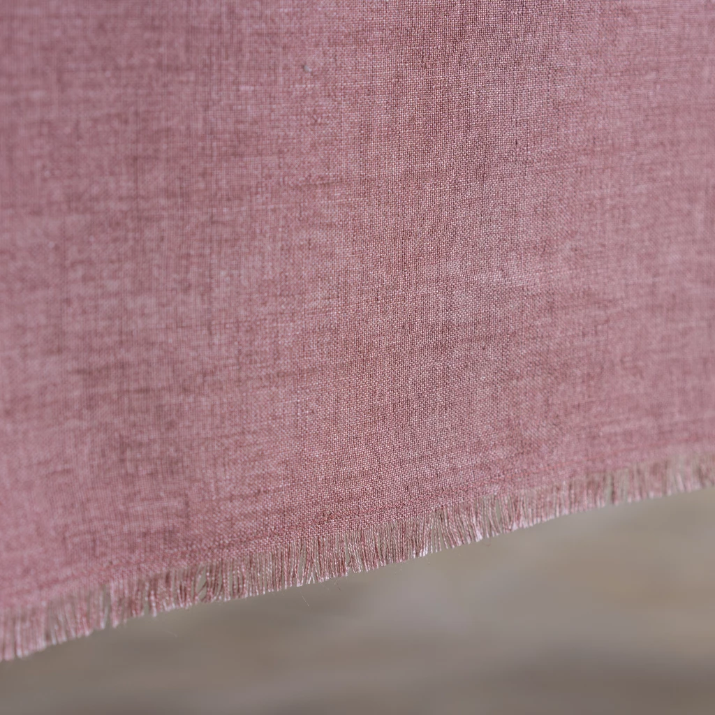 Leinentischdecke Franjas Rot 170 x 320 cm