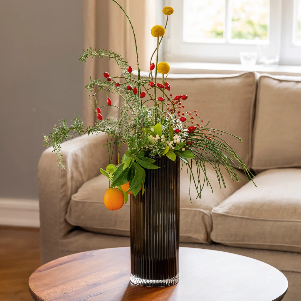 Vase Cannella 40 cm Braun