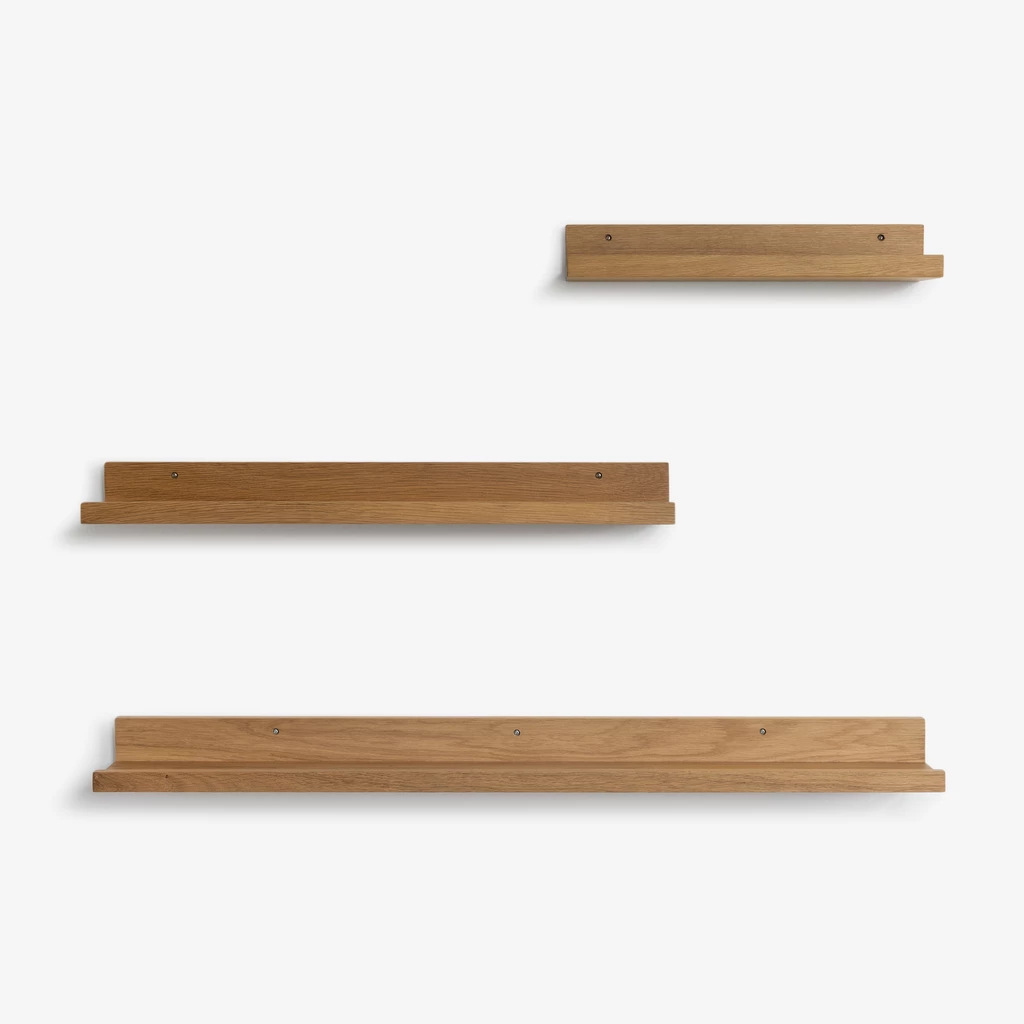 Wandregal Eichenholz 50 x 14 cm
