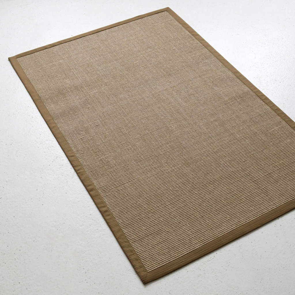Sisalteppich Bouclé Khaki 240 x 300 cm