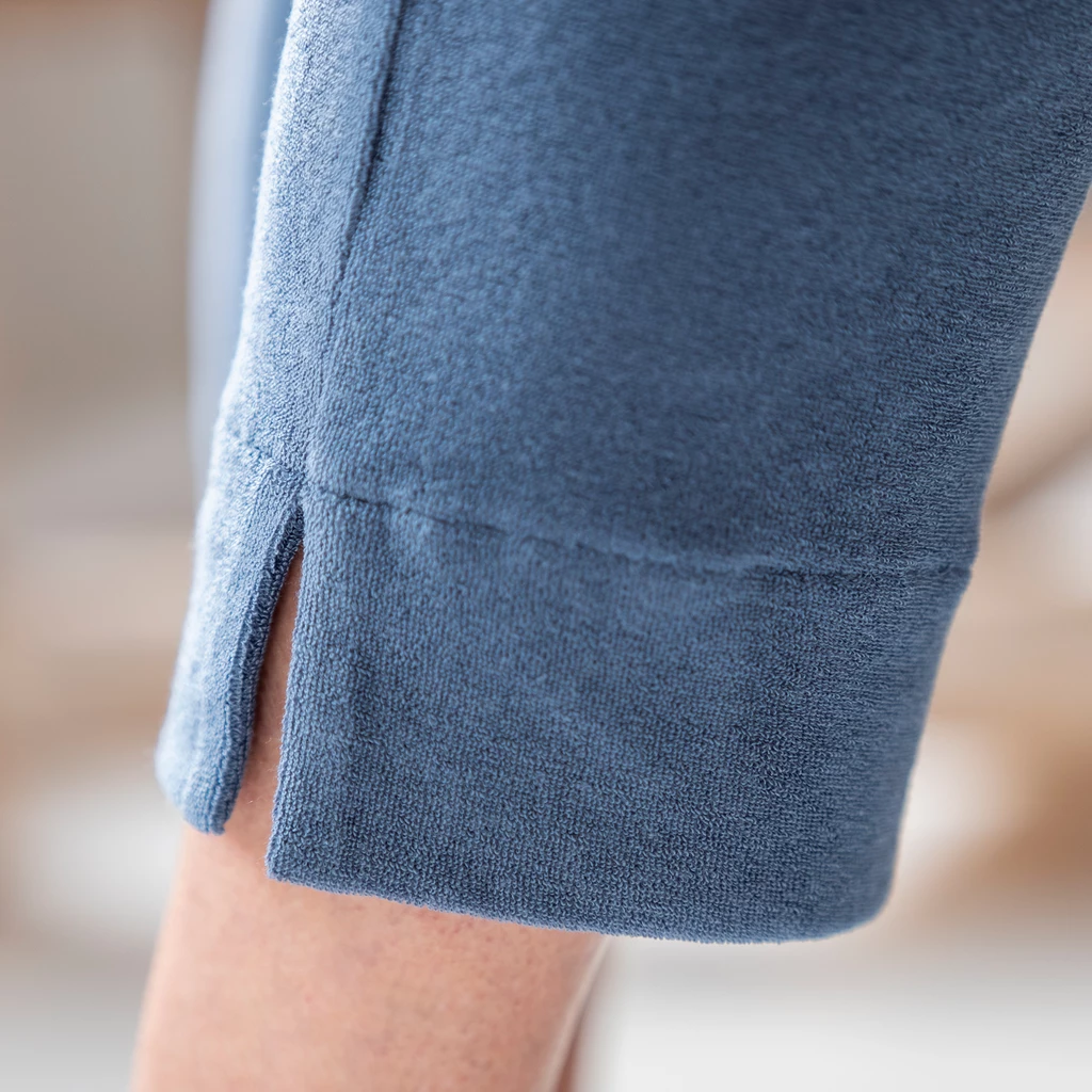 Sunday in Bed X Torquato Hose Pure Frottee Dusty Blue M
