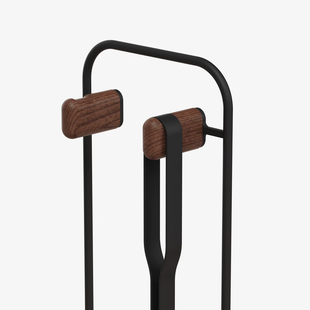 Eldvarm Kaminbesteck Fumi Noir