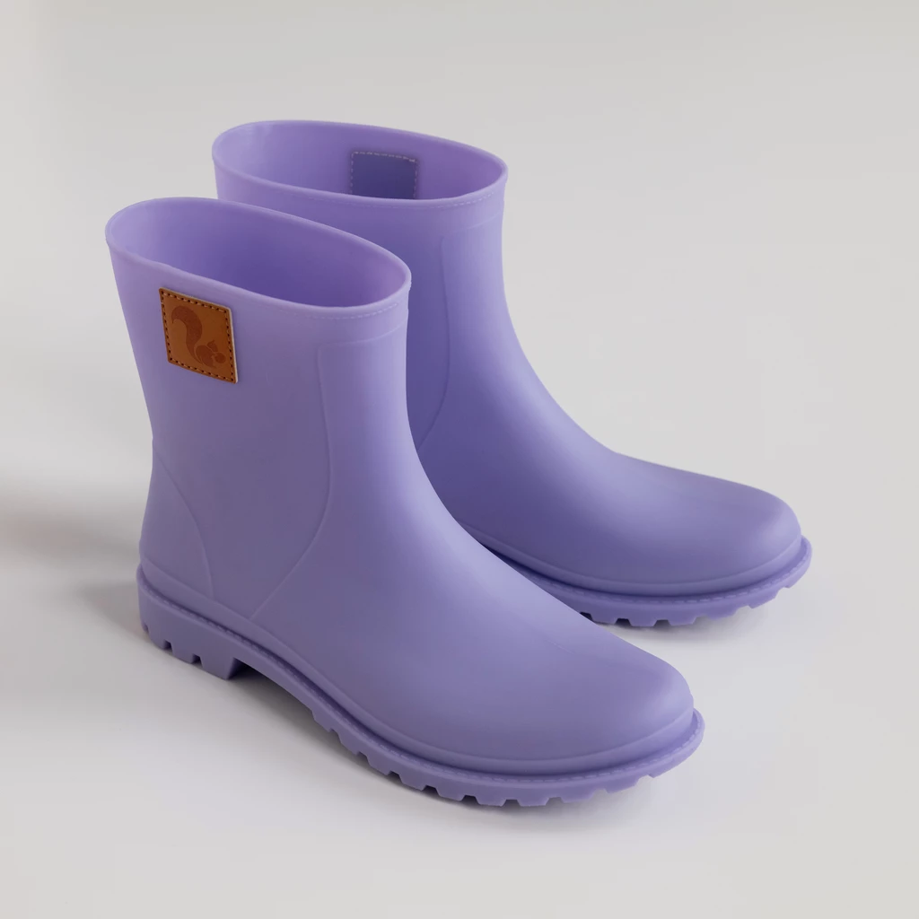 Thies Bio-Gummistiefeletten Lavender Gr. 38