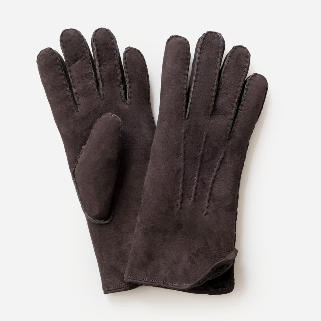 Damenhandschuhe aus Curly-Lammfell