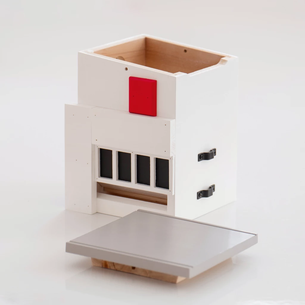 Vogelhaus Mondrian