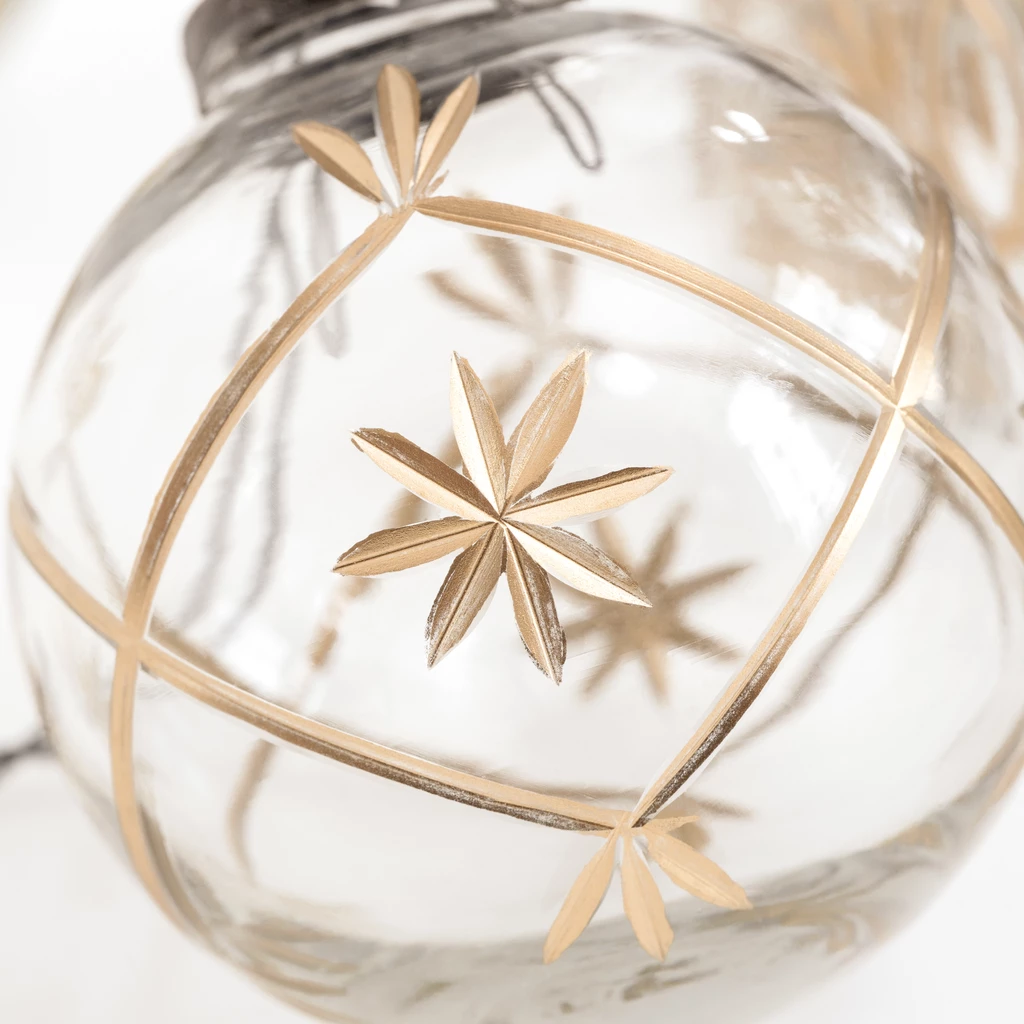 Christbaumkugeln Andalus Klar 6er-Set