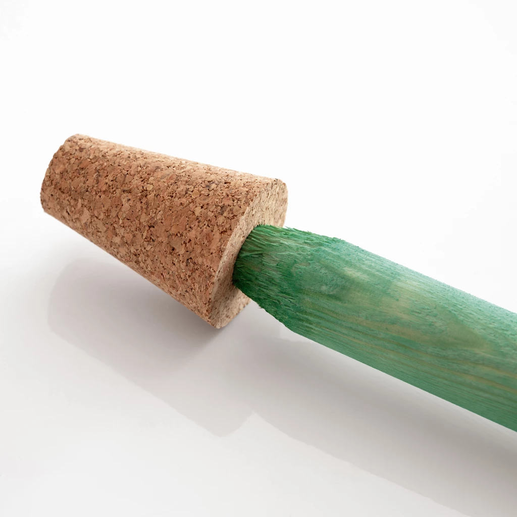 Rosenkugel-Holzstab mit Korken