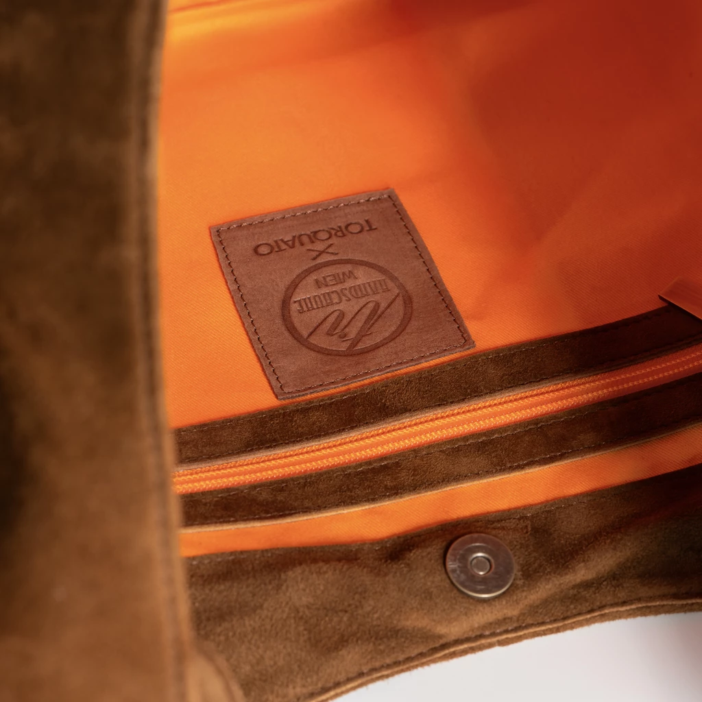 Thomas Riemer X Torquato Handtasche aus Ziegenleder