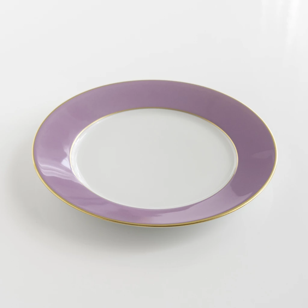 Porcelaine de Limoges Dessertteller mit Golddekor