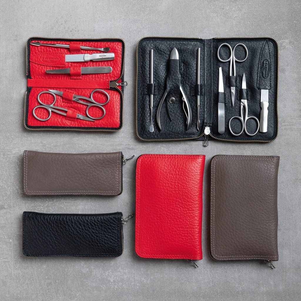 Hammann Maniküre-Etui Rot groß