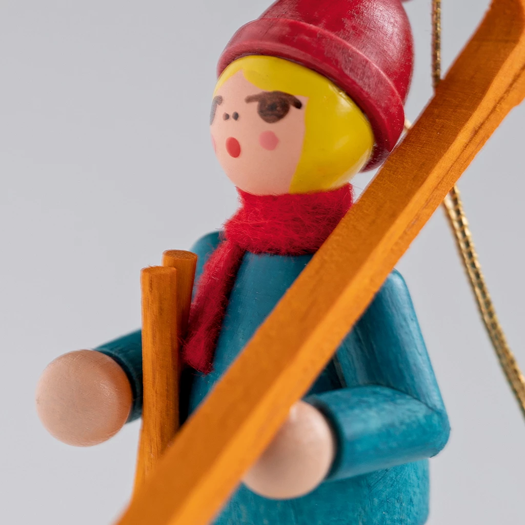Dregeno Skifahrer-Anhänger 6er-Set