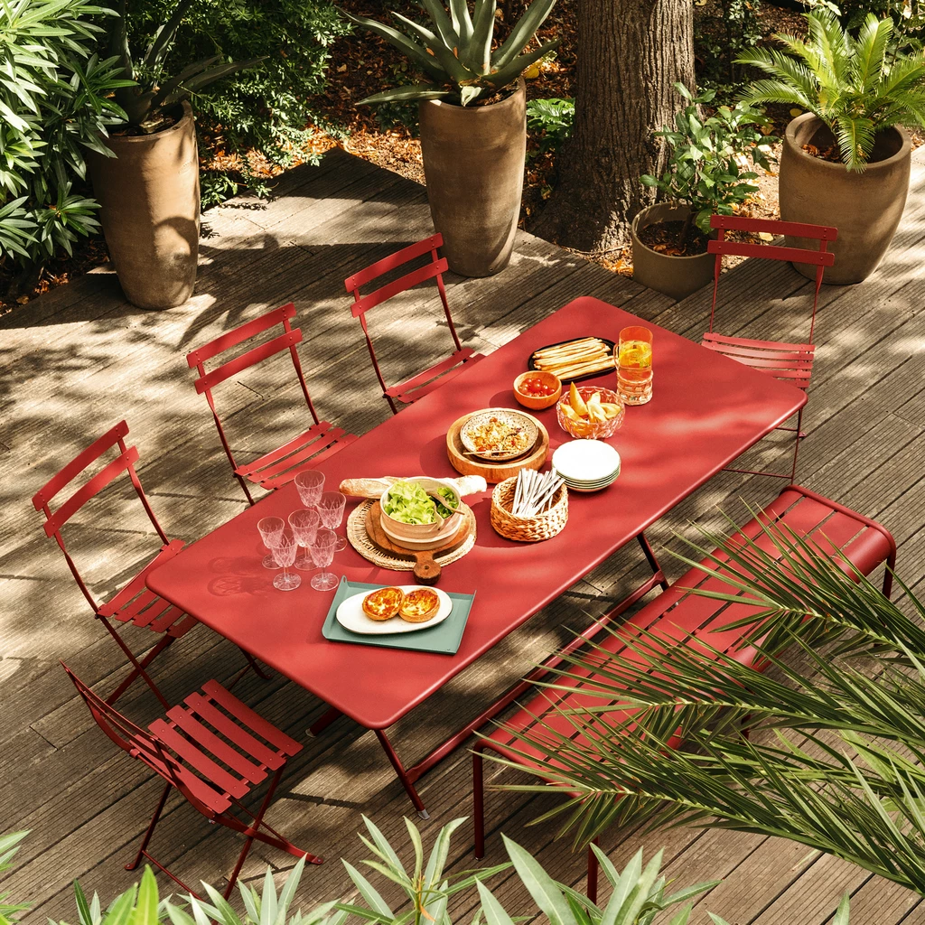 Fermob Gartentisch Caractère Chili 128 x 90 cm